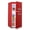 Red, variant on KRIB BLING 3.2 Cubic Feet Double Door Mini Fridge with Freezer, Mini Compact Refrigerator 2 Doors for Dorm, Office, Apartment, RV, Bedroom, Black