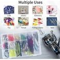 thumbnail image 5 of MRSXXNTY 3pack 36 Grids Clear Plastic Organizer Box Container Craft Storage with Adjustable Dividers for Beads Organizer Art DIY Crafts Jewelry Fishing Tackles with 3 Sheets Label Stickers, 5 of 7