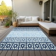 thumbnail image 6 of Addison Rugs Chantille Indoor/Outdoor Transitional Geometric Blue Washable Rectangle Rug, 10' x 14', 6 of 6