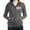 Charcoal Heather, variant on CafePress - CALIFORNIA DREAMIN - Women's Zip Hoodie