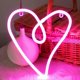 thumbnail image 3 of Love Heart Neon Light Valentine's Night Lights Gift,LED Heart Shape Neon Signs Lamp Neon Decor for Wall,Fun Light for Kids Room Decoration Powered by, 3 of 5