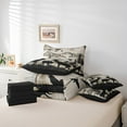 thumbnail image 6 of Feelyou Jungle Deer Family Bedding Comforter Set 7pcs, Western Animal Wildlife King Bedding Sets, Rustic Lake House Reversible Bed Sheets, Ultra Soft Bedroom Decor, 6 of 8