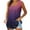 Purple, variant on Lindreshi Tank Tops for Women Women's Fashion Solid Color Square-neck Comfortable Loose T-shirt Sleeveless Blouse Casual Tops