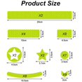 thumbnail image 2 of Bicycle Reflectors, Bicycle Stickers Reflective Stickers, 42 Pieces Bicycle Stickers Reflective Tape, Reflective Sticker Clothes, For Kids Scooters Bicycles Helmet Strollers, 2 of 5