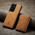 thumbnail image 2 of Funda de cuero de lujo con atracción magnética para teléfono, carcasa con tarjetero para Samsung Galaxy S23, S20, S21 FE, S22 Plus, Note 20 Ultra, 2 of 4