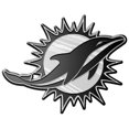 thumbnail image 1 of Miami Dolphins Auto Emblem - Silver, 1 of 1