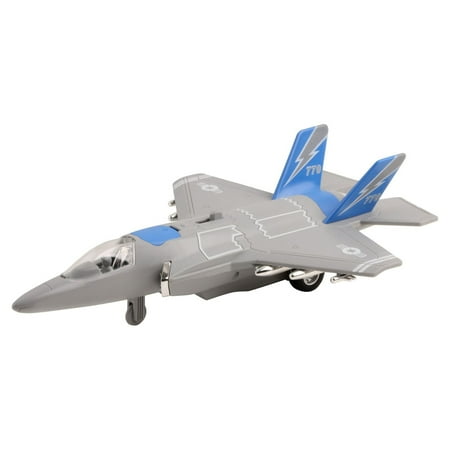 Vokodo Army Air Force Fighter Jet F-22 Toy Military Airplane Friction Power With Lights And Sounds Push And Go Plane