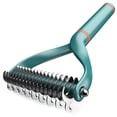 thumbnail image 1 of Grooming Tool Double-Sided Undercoat Rake for Dogs,Combs Brush, 1 of 4