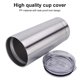 thumbnail image 2 of Matsuzay Vaso de acero inoxidable de 20 oz, taza aislada al vacío de doble pared, taza de café de viaje con tapa para bebida helada, bebida Juegos de servir café y té, 2 of 6