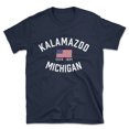 thumbnail image 1 of Kalamazoo Michigan Patriot Men's Cotton T-Shirt, 1 of 1