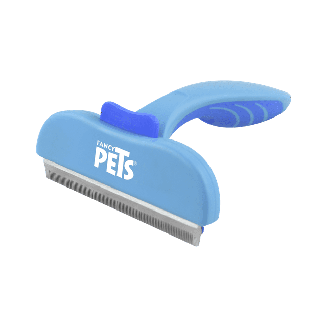 Deslanador Recto Fijo Fancy Pets para Perros Grandes Cabezal Fijo Peine Acero Inoxidable
