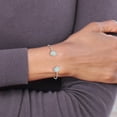 thumbnail image 4 of Diamond2Deal 925 Bracelet en Argent Sterling Bleu Chalcedony pour Femmes, 4 of 6