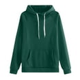 thumbnail image 2 of Delayuji Fashion A simple, casual, fashionable and versatile hooded sweatshirt for women in solid colors, 2 of 4