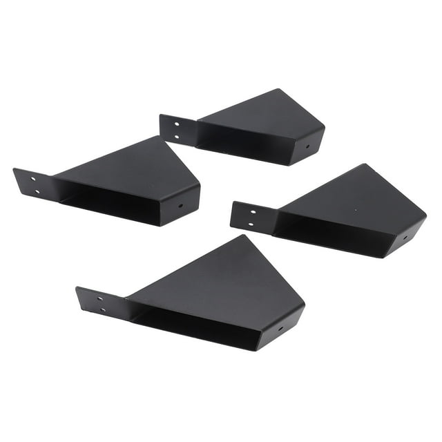 45 Degree Angle Pergola Bracket, Versatile 4Pcs Easy Installation Sturdy Galvanized Material Pergola Brace Support Bracket for Courtyard