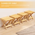 thumbnail image 2 of PAMINGONO Patio Small Table Wood Plastic Portable Outdoor 1Pack 11.00X10.22X10.22in, 2 of 8