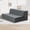 Grey-Full, variant on Full Grey 4 Inch Foldable Foam Mattress with Carry Bag for Camping RV Yoga Guest Rooms