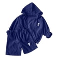 thumbnail image 1 of Hiiyo Boys Upf 50+ Summer Outfits Sun Protection Breathable Hooded Jacket Shorts Set, 1 of 3