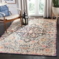 thumbnail image 3 of SAFAVIEH Madison Joandra Vintage Floral Area Rug, Beige/Black, 5' x 5' Square, 3 of 9