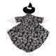 thumbnail image 2 of Goose Holiday Porch Goose Trajes Negro Elegante Patrón De Calavera Ropa De Ganso De Porche Fácil De Poner Y Quitar Con Sombrero Para Ganso De 23 Pulgadas, 2 of 7