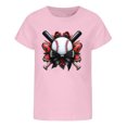 thumbnail image 3 of YUEHUA Girls T-Shirt 8 Summer Boys Girls and Children's Short Sleeved Baseball Patterned Casual Loose Fitting Short Sleeved T Shirt, Size 8-9 Years, 3 of 6