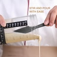 thumbnail image 4 of Delicias de panadería gourmet, kit de inicio de masa madre, termómetro, cubierta de tela, frasco de vidrio de boca ancha de 730 ml, tapa de aluminio, fácil de mezclar y verter, cinta de seguimiento, 4 of 7