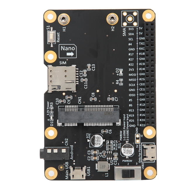 3G/4G LTE Base Base Para, Accesorios de Computera CircuitO de Alimentación de Corriente de Aguja Baja 3G/4G LTE Módulo, Para Latte Panda Rock 64 Tinker Board