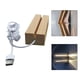 thumbnail image 5 of Base de exhibición de luces LED Base iluminada de madera Soporte de ranura rectangular Lámpara de noche Tipo B blanco, 5 of 8