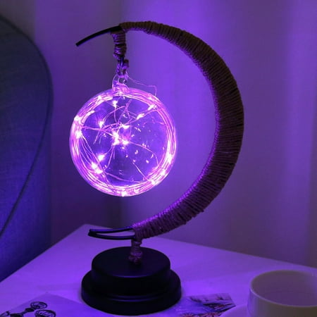 

Lamp Desk Lamp Rope Star Moon Night Light Cute Handcraft Decoration