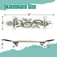 thumbnail image 2 of 31'' Complete Skateboard 7 Layer Canadian Maple Double Kick Deck Skateboards Snake rose bud high stem Skate Board for Beginner Adult Gifts, 2 of 5