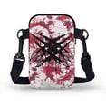 thumbnail image 2 of HELLHERO Claw Splatter Adjustable Strap Crossbody Small Crossbody Bags, Vintage Polyester for Outdoor Daily Use, 2 of 10