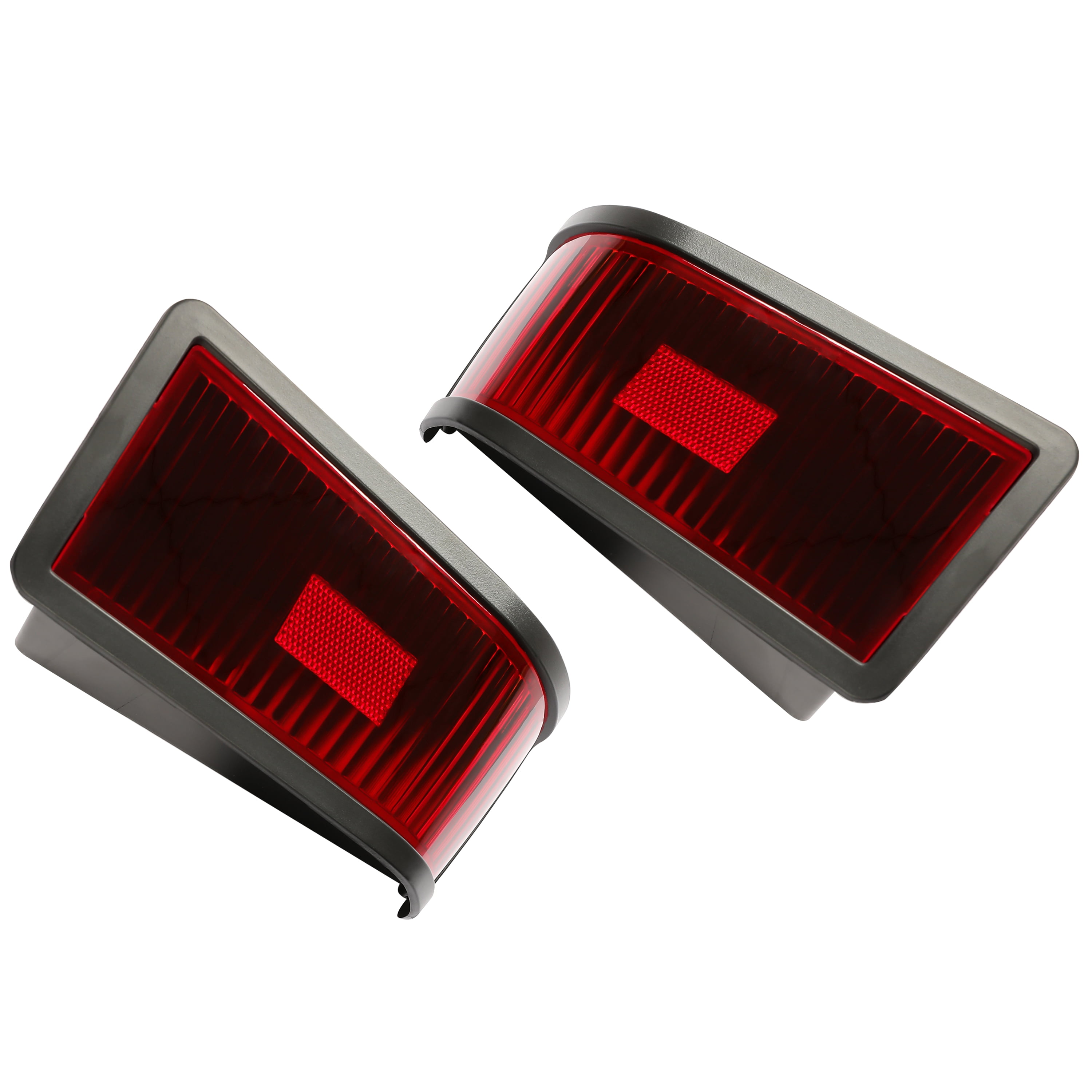 Kojem Tail Light Kit Fits JOHN DEERE 415 425 445 455 Replacement for M116504 M116505 Driver & Passenger Side Red Lens w/o Bulbs