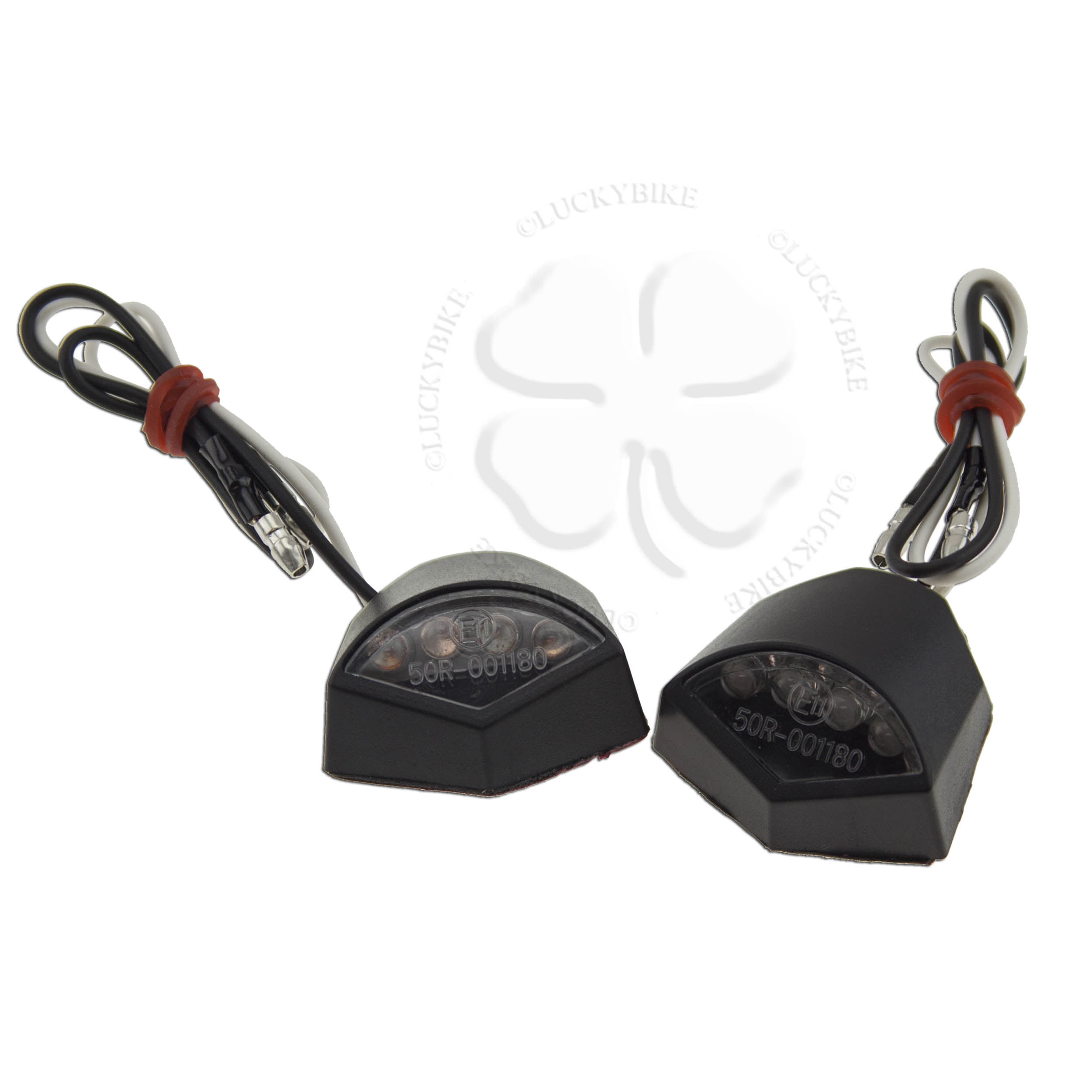 Gator LED Turn Signal Amber Black Motorcycle Blinker Surface Mount