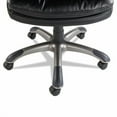 thumbnail image 3 of Executive High-Back Swivel/Tilt Leather Chair, Black, 3 of 6