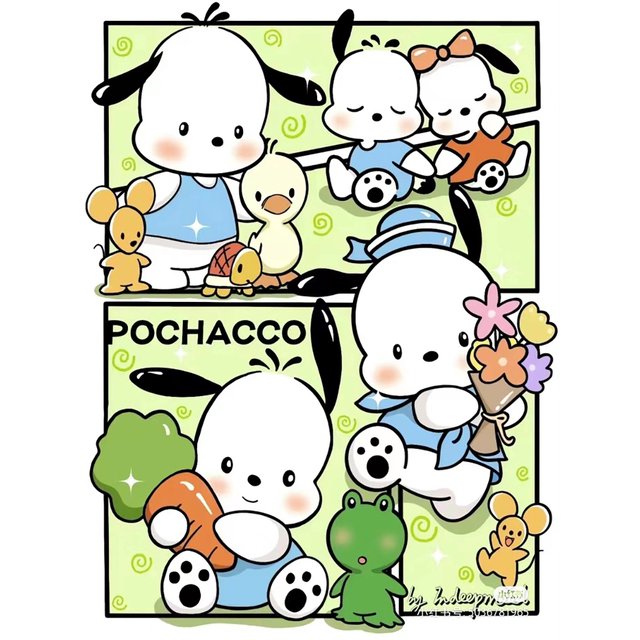 Sanrio Square Diamond Painting Kit Kuromi HelloKitty Diamond Embroidery Jade Guigou Handmade DIY Mosaic Decorative Gift FGS