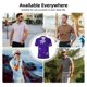 thumbnail image 5 of Fotbe Dark Purple Snowflakes Camiseta Polo de Golf para Hombre con Estampado – Camisa Deportiva Transpirable con Cuello Abotonado-3X-Large, 5 of 6