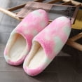 thumbnail image 4 of Women Cozy Slippers Slip on Fuzzy House Slippers Memory Foam Slippers Outdoor Indoor Warm Shoes, 4 of 7