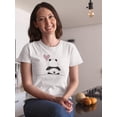 thumbnail image 2 of Panda Holding Love Balloon Shaped T-Shirt Women -Image by Shutterstock, Female Small, 2 of 4