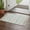 Green, variant on Teal Grey Branch Kitchen Runner Rug 2'x4', Spring Summer Pastoral Botanical Washable Rug with Tassels, Non Slip Woven Cotton Bathroom Rugs Hallway Carpet for Foyer Bedroom Entry Back Door Decor