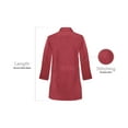 thumbnail image 4 of Panda Uniform Medical Lab Wear for Women, Doctor Coat, 3XL, Red, 4 of 8