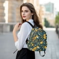 thumbnail image 6 of FORMRS Mini Backpack Purse for Women Quilted Travel Daypack Casual Shoulder Bag, Blue Lemons, 6 of 7