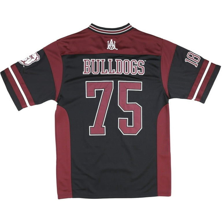 Big Boy Alabama A&M Bulldogs S14 Mens Football Jersey [Black - S