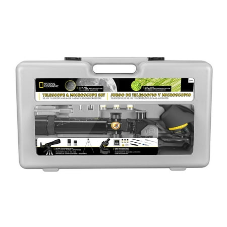 National Geographic - 50mm Refractor Telescope and Microscope Set