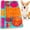 Orange Red Blue, variant on General Snuffle Mat for Dogs, Interactive Dog Puzzle Toy for Boredom and Mental Stimulation, Enrichment Feeding Game Sniff Mat Helps Slow Eating and Keep Busy
