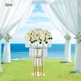 thumbnail image 6 of 2* Round-Shaped Flower Stand With Pendants, 3-tier Flower Stand, Elegant Flower Stand for Party Weddings, 6 of 13