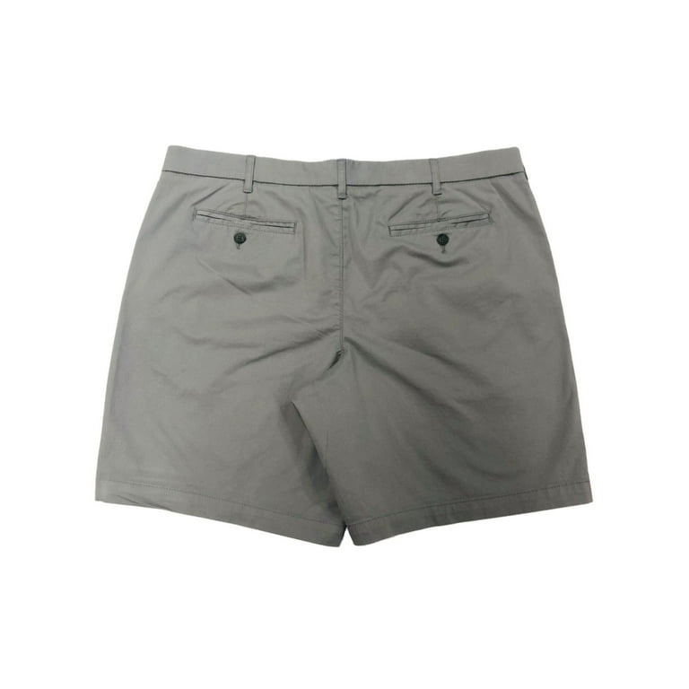 Marc Anthony Men s Marble Gray Luxury Slim Fit Stretch Waistband Shorts 42 Walmart