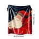thumbnail image 3 of Christmas Print Blanket Comfortable And Soft Flannel Blanket Merry Christmas Blanket Suitable For Bedroom Sofa Christmas Decoration 130X100cm, 3 of 7