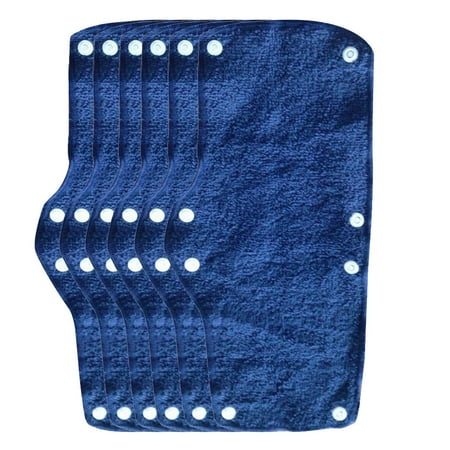 

TANGNADE 6Pc Summer Selling Beat The Heat Blue Snap-On Hard Hat Sweatband