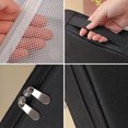 thumbnail image 4 of Doresty Makeup Bag Purpose Large Capacity Cloth Standing Makeup Bag Organizer With Compartments Portable Vertical Toiletry & Stationery Storage Long Beach Bag And Purse Small Messenger Bag for Men, 4 of 4