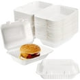 50 Pack Clamshell Take Out Food Containers, 9 X 6 Inch Single ...