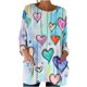thumbnail image 3 of TaTaai Women’s Print Long Sleeve Round Neck T Shirts Casual Loose Blouses With Pockets Soft Polyester Tops Fall Spring Daily Street Tees Gift, 3 of 7